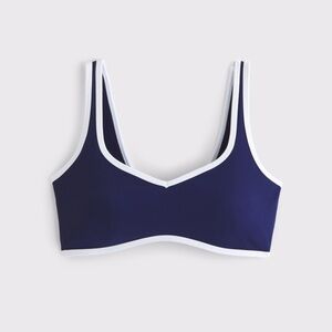 NWT M Abercrombie & Fitch Navy Blue YPB StudioFlex Sports Bra